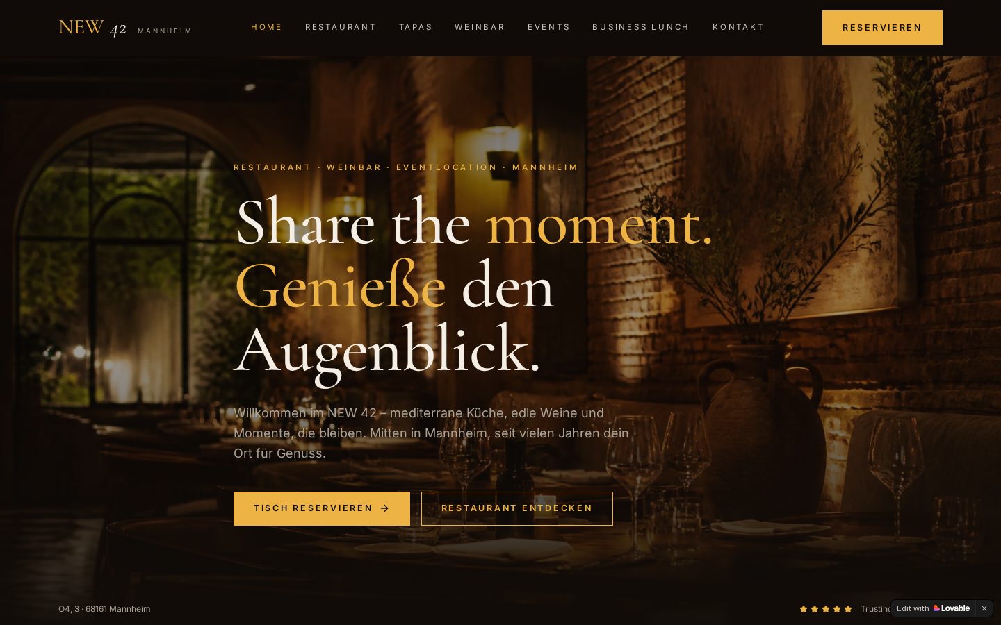 Startseite von Shine Visual Hub
