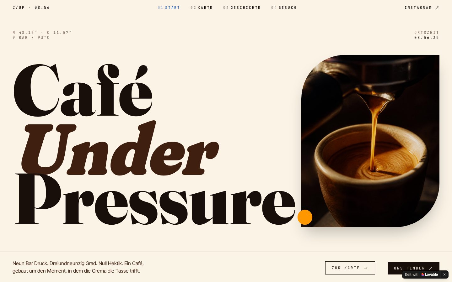 Startseite von Underpressure